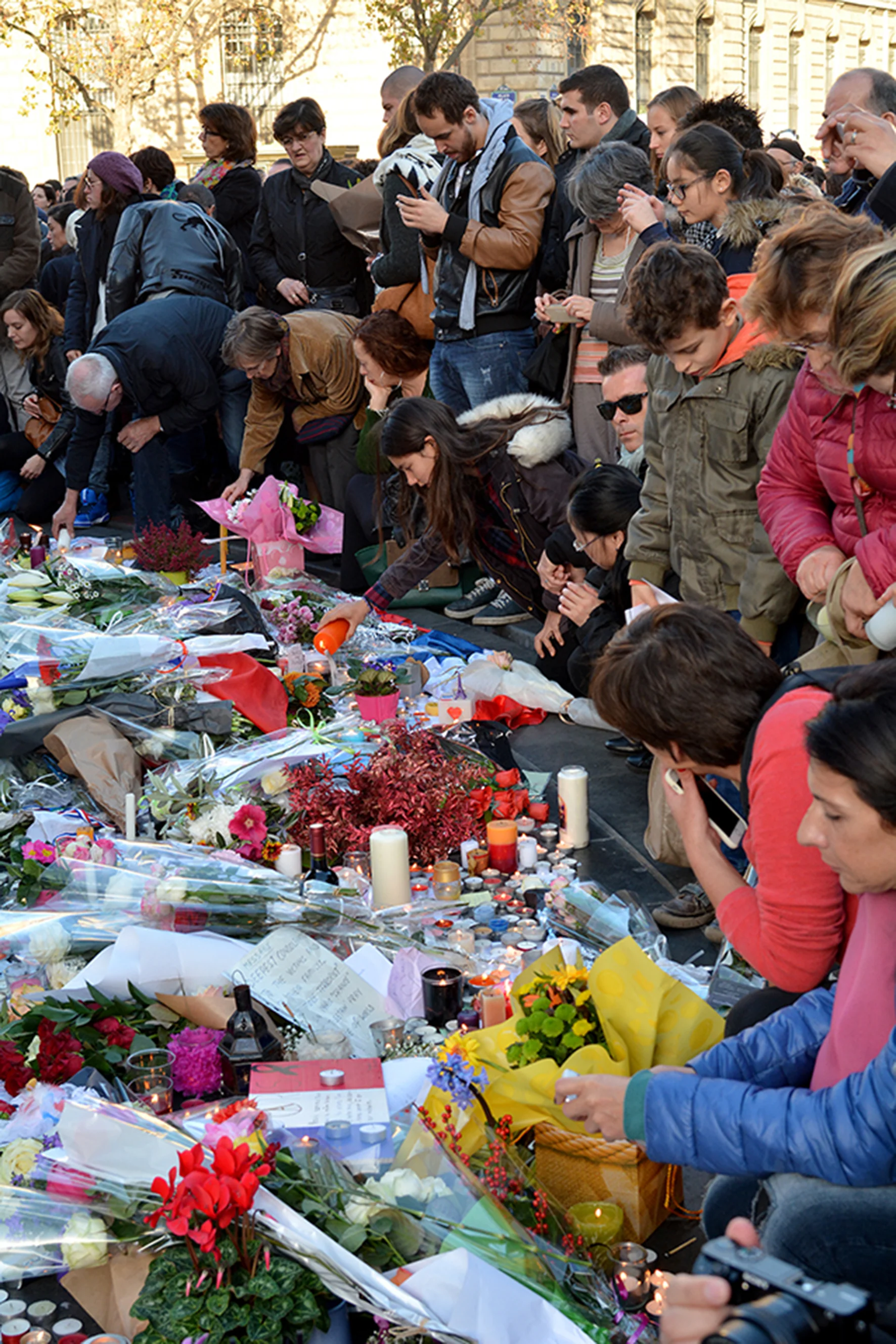 Hommage au Bataclan, moment de recueillement
