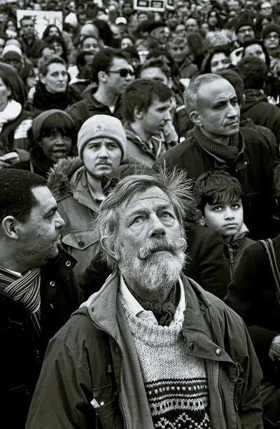 Hommage au Bataclan, foule rassemblée